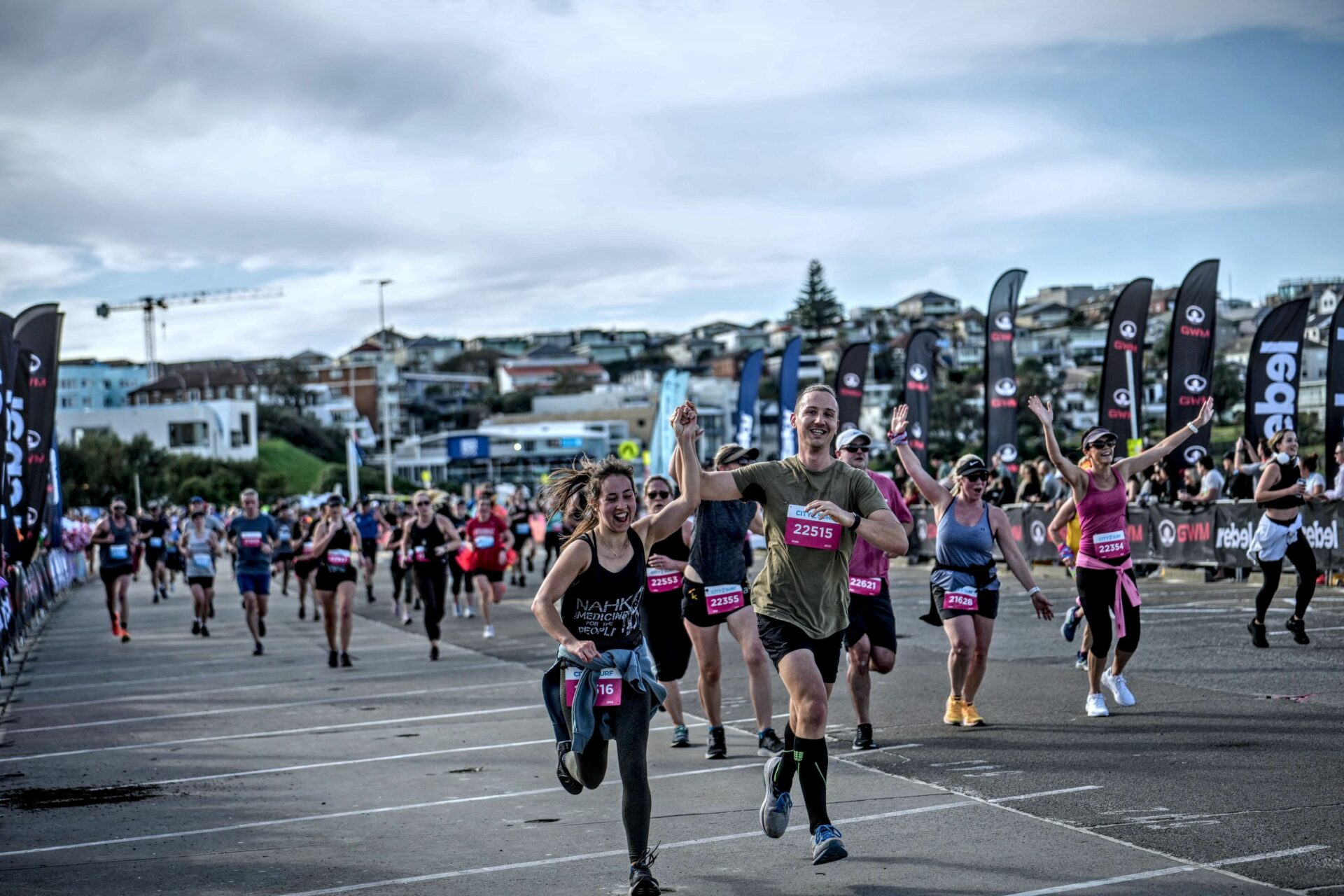 Zieleinlauf in Bondi