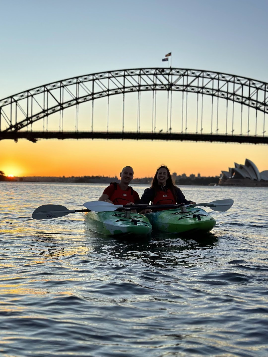 Eriks Geburtstagskaffee - auf dem Kayak beim Sonnenaufgang