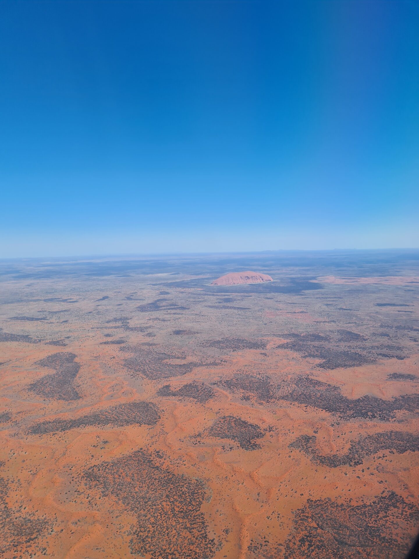 Erster Blick auf Uluru