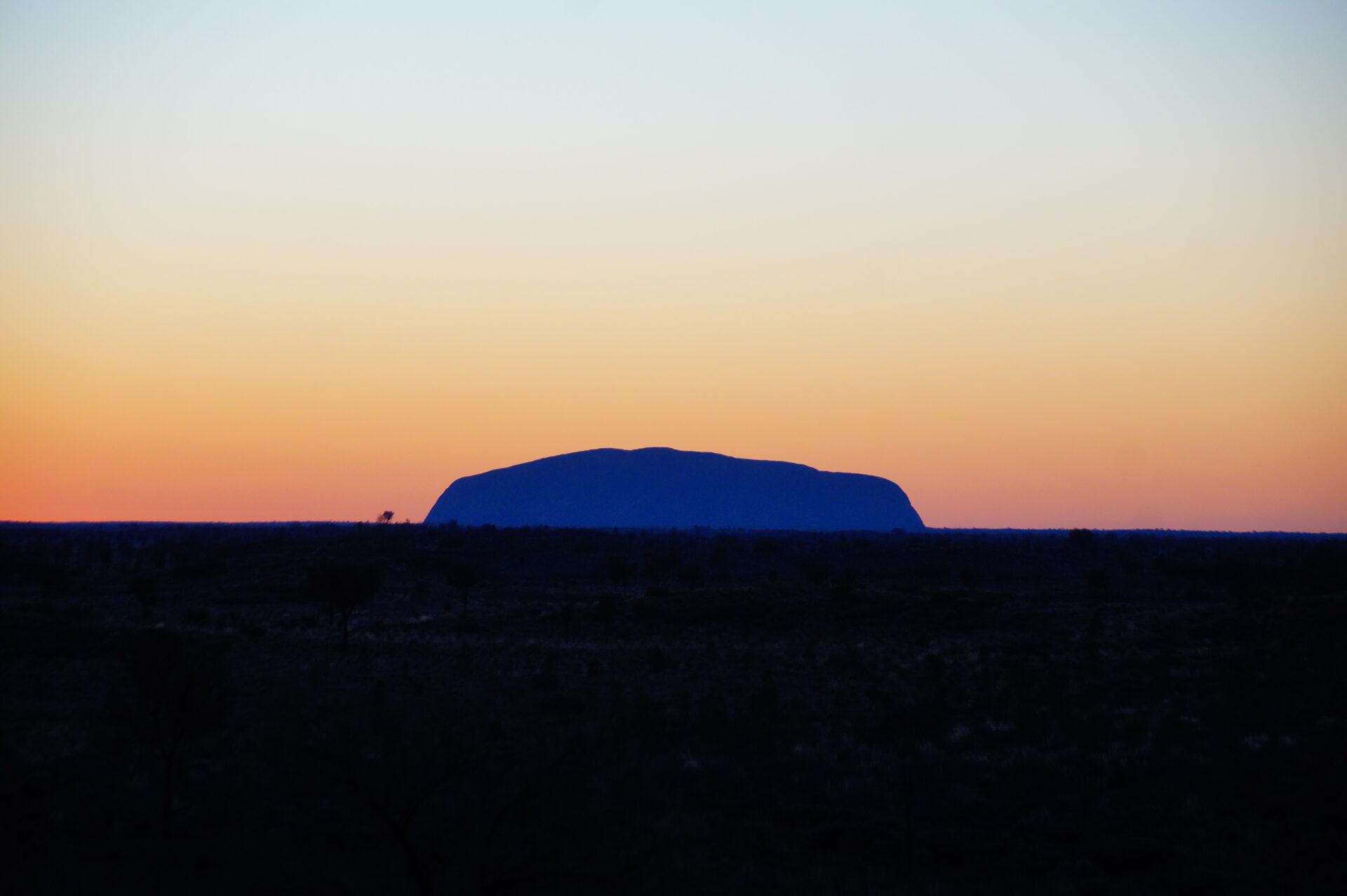 Sonnenaufgang am Uluru